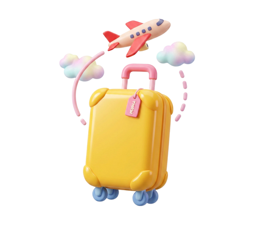 Flight's tomorrow. Your suitcase is…